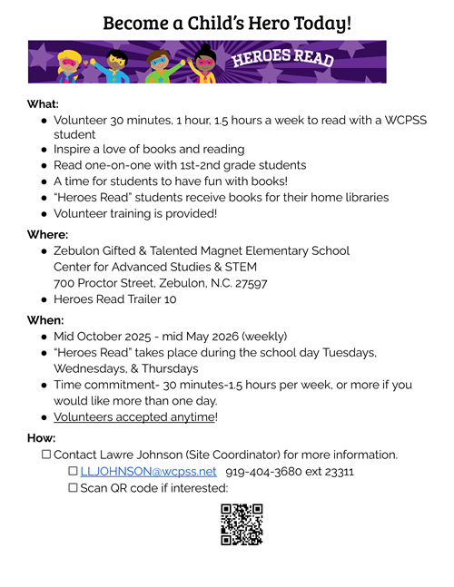 Heroes read Info